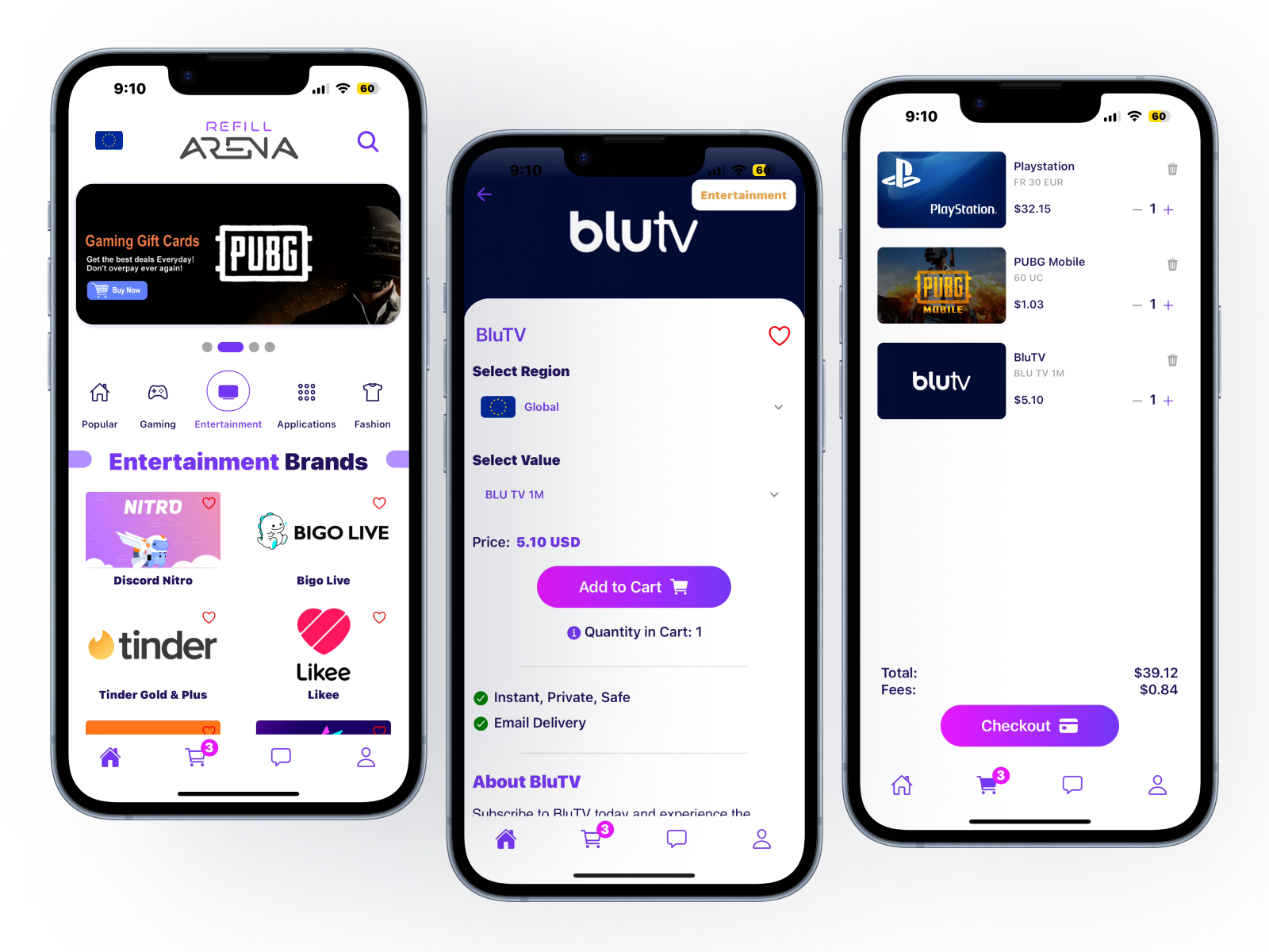 mobile app