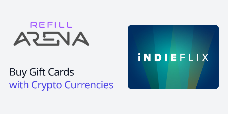 Buy IndieFlix Gift Cards with Crypto - Refillarena